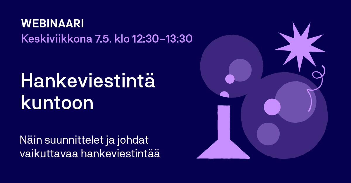 Hankeviestintäwebinaarin kansikuva.